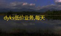 dyks低价业务,每天领取100000赞名片 - 抖音流量推广 - 快手在线自助业务平台